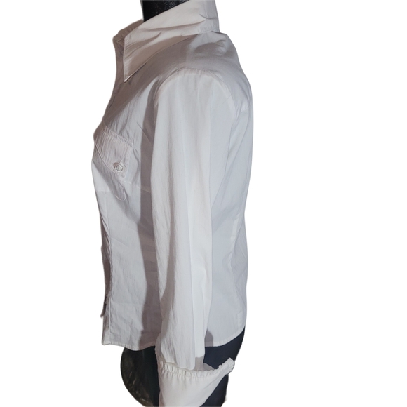 Nicole Benisti White Button-Up Shirt - Picture 4 of 6